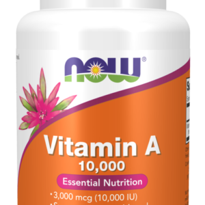 Now Foods - A Vitamin 10000 iu 100 softgels - Ekovital