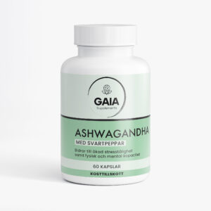 Gaia Supplements - Ashwagandha 60 kapslar - Ekovital