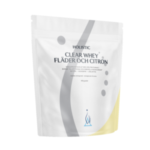 Holistic - Clear Whey vassleproteinisolat fläder och citron 400g - Ekovital