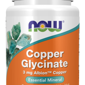 Now Foods - Copper Glycinate 120 Tablets - Ekovital
