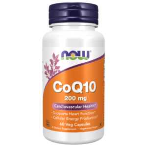 Now Foods - CoQ10 200 mg 60 vegcaps - Ekovital