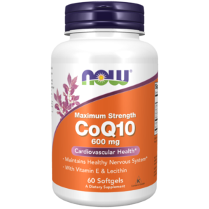 Now Foods - CoQ10 600 mg 60 Softgels - Ekovital
