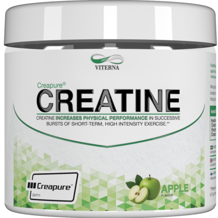 Viterna - Viterna Creapure® Creatine Powder – Apple 300g - Ekovital