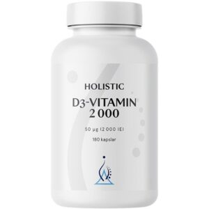 Holistic - D-vitamin 2000 IE 180 kapslar - Ekovital
