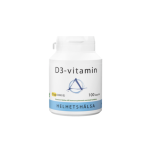 Helhetshälsa - D-vitamin D3 75 ug 100 kapslar - Ekovital