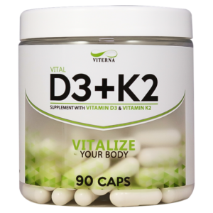 Viterna - Viterna D3 + K2 90 kapslar - Ekovital