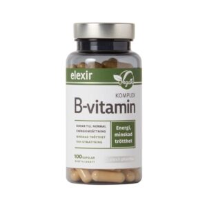 Elexir Pharma - B-vitamin Komplex 100 kapslar - Ekovital