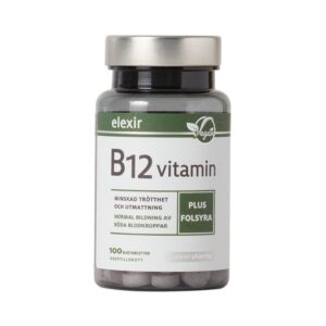 Elexir Pharma - B12 Vitamin Vegan 100 sugtablett - Ekovital