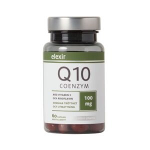Elexir Pharma - Coenzyme Q10 100 mg 60 kapslar - Ekovital