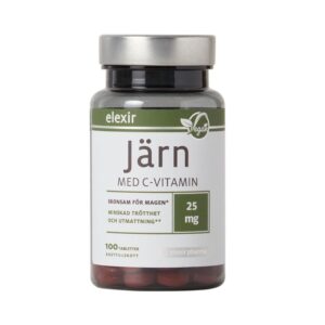 Elexir Pharma - Järn med C-vitamin 100 tabletter - Ekovital