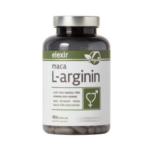Elexir Pharma - Maca L-arginin 180 kapslar - Ekovital
