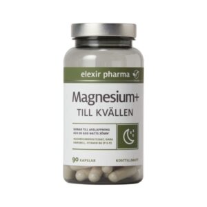 Elexir Pharma - Magnesium Kväll 90 kapslar - Ekovital
