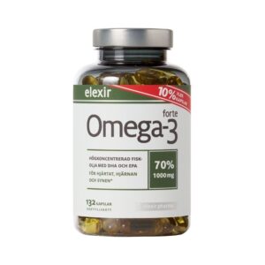 Elexir Pharma - Omega-3 Forte 1000mg 132 kapslar - Ekovital