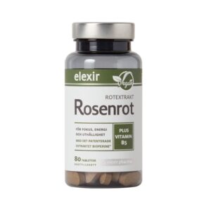 Elexir Pharma - Rosenrotextrakt 80 tabletter - Ekovital