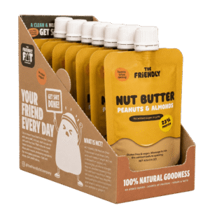 The Friendly - Nut butter Peanuts & Almonds 40g 12-pack - Ekovital