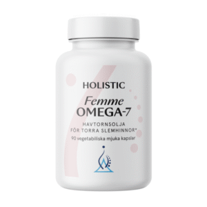 Holistic - Femme Omega-7 havtornsolja 90 vegetabiliska kapslar - Ekovital
