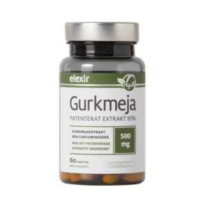 Elexir Pharma - Gurkmeja 500 mg 60 tabletter - Ekovital