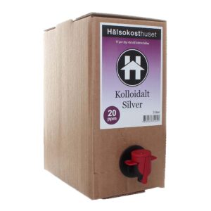 Hälsokosthuset - Hälsokosthuset Kolloidalt Silver 3 liter 20 ppm BIB - Ekovital