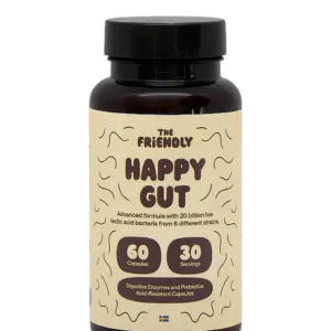 The Friendly - Happy Gut 20 CFU 60 kapslar - Ekovital