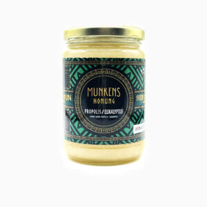 Munkens Hälsa - Honung Raw Propolis & Eukalyptus 500g - Ekovital