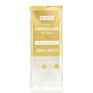 BeKeto - KETO Chocolate Crunchy Almond 80g - Ekovital
