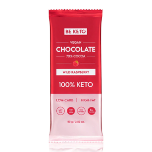 BeKeto - KETO Chocolate Wild Raspberry 80g - Ekovital