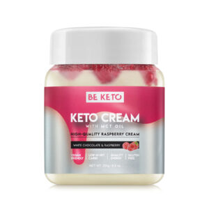 BeKeto - KETO Cream – White Chocolate & Raspberry +MCT 250G - Ekovital