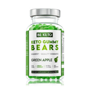 BeKeto - KETO Gummy Bears – Green Apple 60 gummies - Ekovital