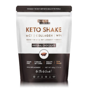 BeKeto - KETO Shake – Natural Chocolate 500g - Ekovital