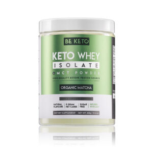 BeKeto - KETO Whey isolate + MCT - Organic Matcha 300g - Ekovital