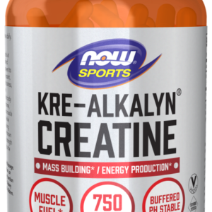 Now Foods - Kre-Alkalyn® Creatine 120 vegcaps - Ekovital