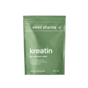 Elexir Pharma - Kreatin 400g Naturell - Ekovital