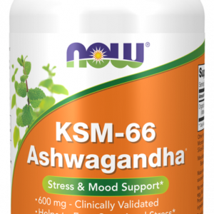Now Foods - KSM-66 Ashwagandha® 90 Veg Capsules - Ekovital