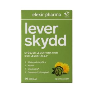 Elexir Pharma - Leverskydd 60 kaps - Ekovital