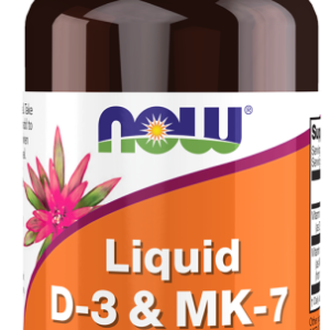 Now Foods - Liquid D-3 & MK-7 30 ml - Ekovital