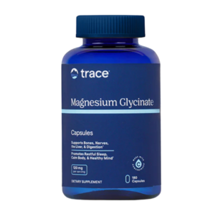 Trace Minerals - Magnesium Glycinate 120mg 180 caps - Ekovital