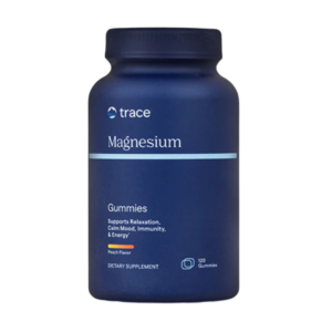 Trace Minerals - Magnesium Gummies Peach 120 st Bäst före - Ekovital