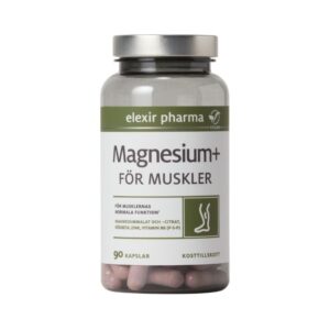 Elexir Pharma - Magnesium Muskler 90 kaps - Ekovital