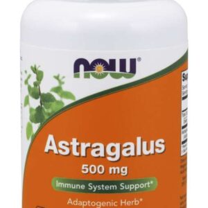 Now Foods - Astragalus 500 mg 100 kapslar - Ekovital