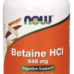 Now Foods - Betaine HCL 120 kapslar - Ekovital
