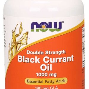 Now Foods - Black Currant Oil Double Strength 1000 mg 100 Softgels - Ekovital