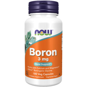Now Foods - Boron 3 mg 100 kapslar - Ekovital