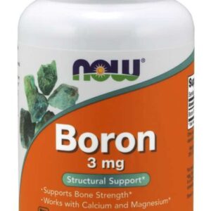 Now Foods - NOW Boron 3 mg 250 kapslar - Ekovital
