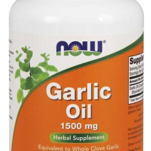 Now Foods - NOW Vitlöksolja Garlic Oil 1500 mg 250 kapslar - Ekovital