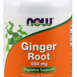 Now Foods - Ginger Root 550 mg 100 vegkapslar - Ekovital