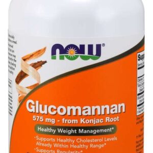 Now Foods - NOW Glucomannan 575 mg 180 kapslar - Ekovital