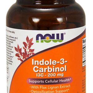 Now Foods - NOW Indole-3-Carbinol (I3C) 200 mg 60 vegkap - Ekovital