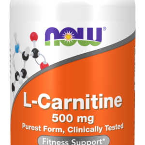 Now Foods - L-Carnitine 500 mg 60 Veg Capsules - Ekovital