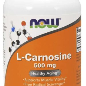 Now Foods - NOW L-Carnosine 500 mg 100 vegkapslar - Ekovital
