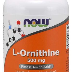 Now Foods - L-Ornithine 500 mg 120 vegkapslar - Ekovital